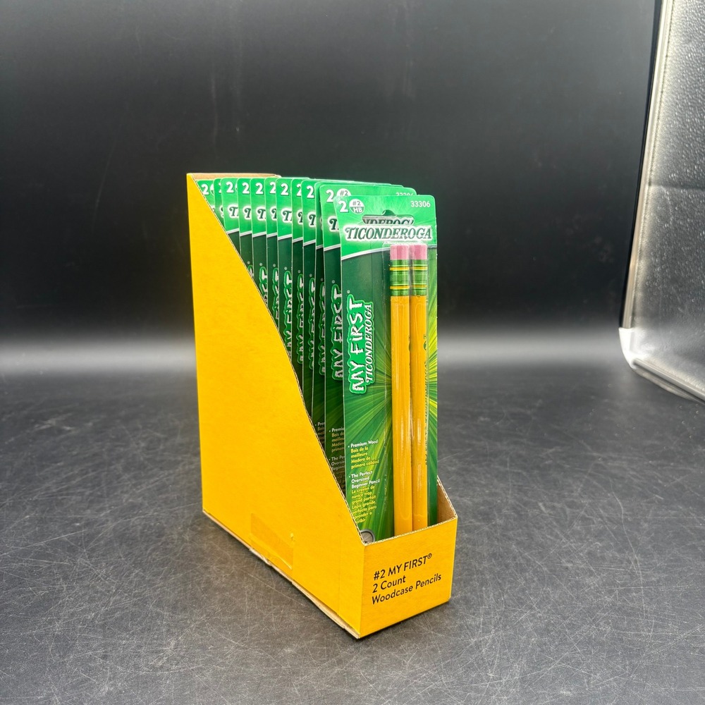 Ticonderoga My First Pencils #2 HB Yellow Bulk 13 Packs 26 Total 33306